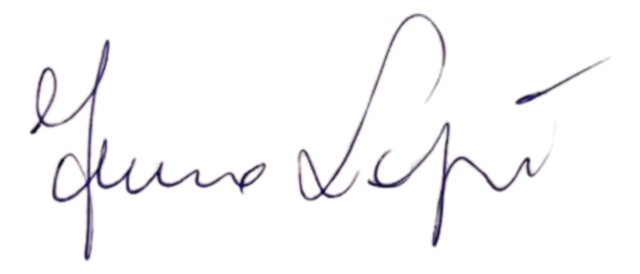 Signature of Franco Lapeschi